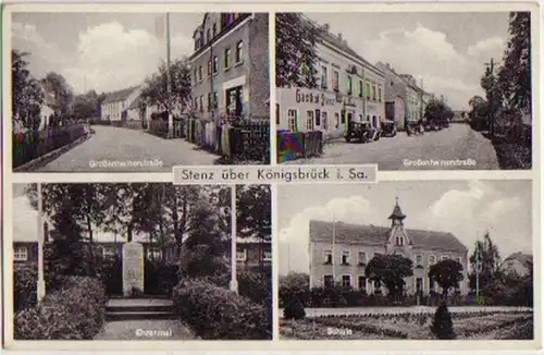 15385 Mehrbild-Ak Stenz üb. Königsbrück i. Sa. 1940