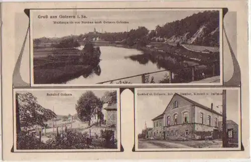 15371 Mehrbild Ak Gruß aus Golzern in Sa. 1925