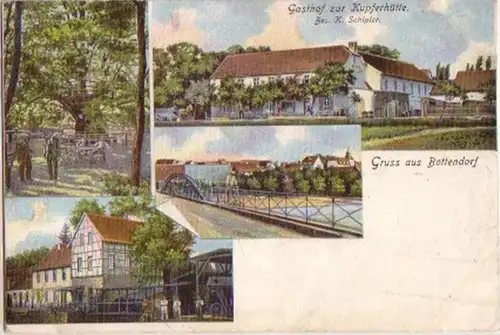 15363 Mehrbild Ak Gruß aus Bottendorf Gasthof 1911
