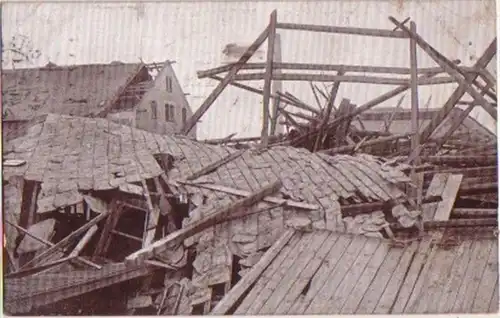 15347 Feldpost Ak Chemnitz Sturm Catastrophe 1916