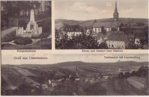 15322 Mehrbild Ak Gruß aus Unterbodnitz Gasthof 1927