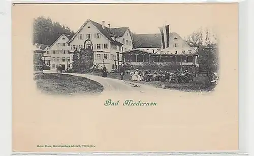 15305 Ak Bad Niedernau Vue de la ville vers 1900