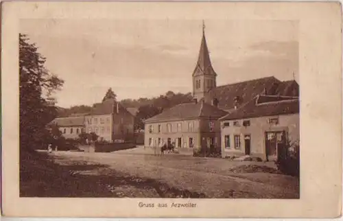 15287 Ak Gruss aus Arzweiler Lothringen Arzviller 1916