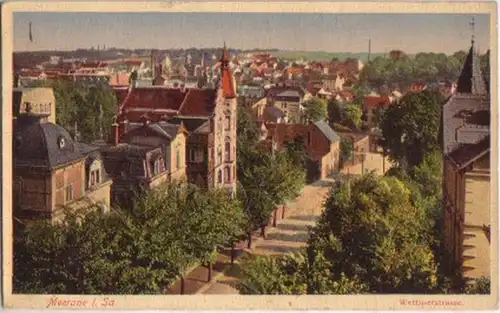 15284 Ak Meerane in Sachsen Wettinerstrasse 1936