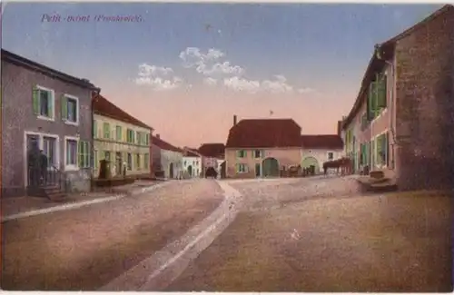 15282 Ak Petit mont France Vue du village 1916