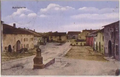 15259 Ak Autrepierre Lorraine Vue du village 1917