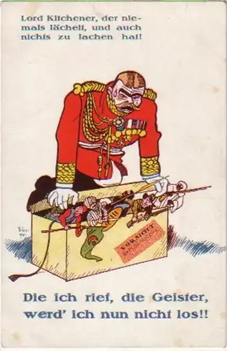 15255 Militaire Humor Ak Lor Kitchener vers 1920