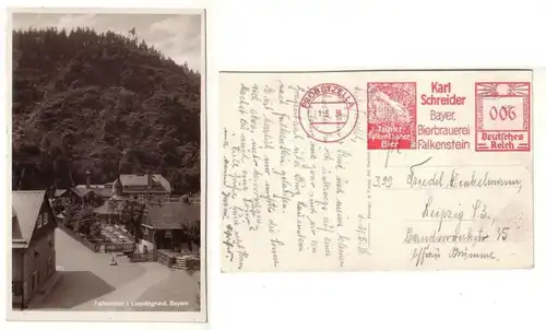 15241 Ak Falkenstein im Loquitzgrund Bayern 1936