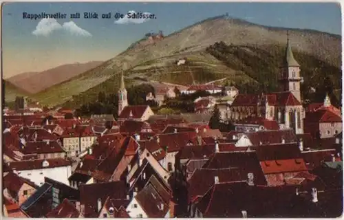 15229 Ak Rappoltsweiler Alsace Vue totale vers 1915