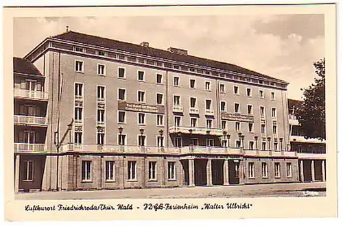 15221 Ak station thermale Friedrichroda FDGB Maison de vacances 1963