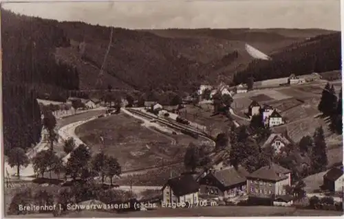 15215 Ak Breitenhof im Schwarzwassertal Erzgeb. 1935