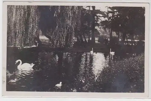 15205 Ak Saarbrücken Am Deutschmühlenweiher mit Marke zur Volksabstimmung 1935