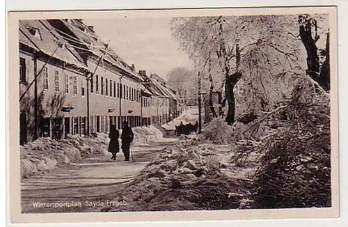 15197 Ak Wintersportplatz Sayda Erzgebirge 1955