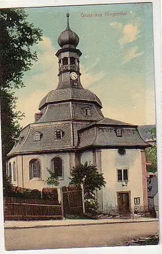 15187 Ak Gruss aus Klingenthal Kirche um 1910