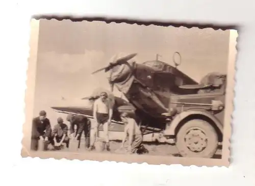 15162 Original Photo Air Ju 52 Changement de moteur à Vitebsk 1942