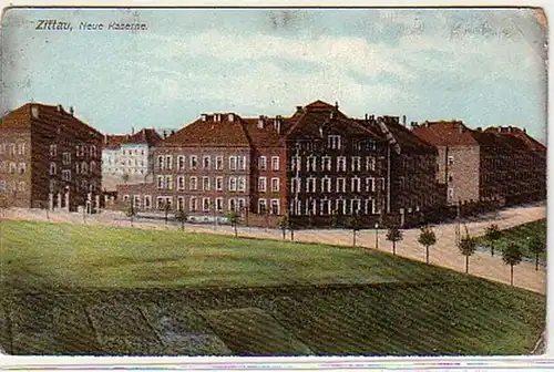 15158 Ak Zittau neue Kaserne 1909