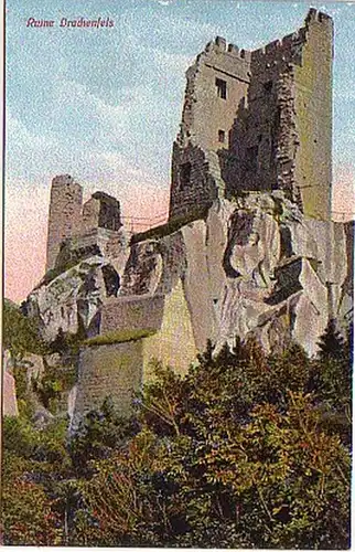 15144 Ak Ruine Drachenfels Siebengebirge um 1920