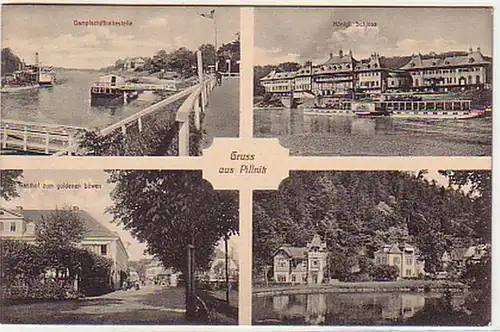 15142 Mehrbild Ak Gruss aus Pillnitz 1913