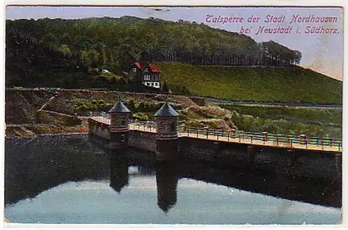 15132 Ak barrage de la ville Nordhausen résine du sud 1916