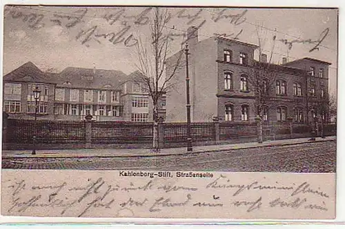 15126 Ak Magdeburg Kahlenberg Stift côté rue vers 1925