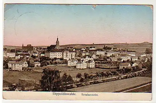 15113 Ak Dippoldiswalde i. Sachsen Totalansicht 1911
