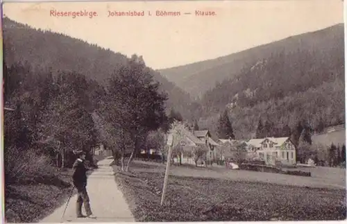 15106 Ak Riesengebirge Johannisbad in Böhmen um 1910