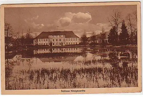 15096 Ak Schloss Königswartha um 1920