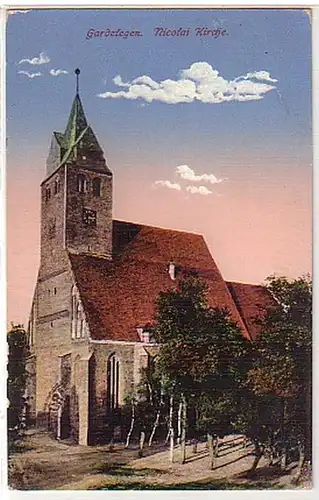15083 Ak Gardelegen Sachsen-Anhalt Nicolai Eglise 1916