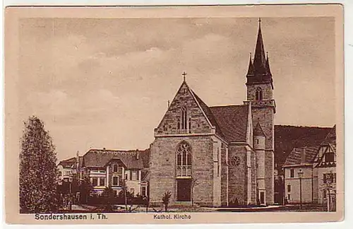 15074 Ak Sondershausen in Thüringen Kirche um 1930