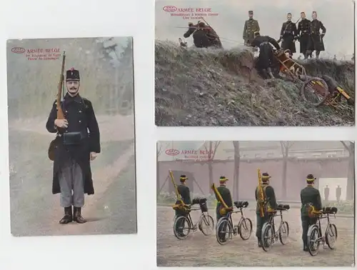 15051/3 Ak Streitkräfte der belgischen Armee um 1915