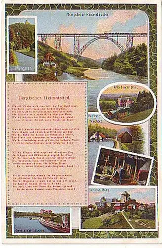 15034 Multi-image Chanson Ak Canton montagneux de la maison vers 1910