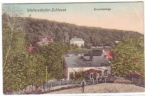 15030 Ak Woltersdorfer Schleuse Kranichsberge 1910