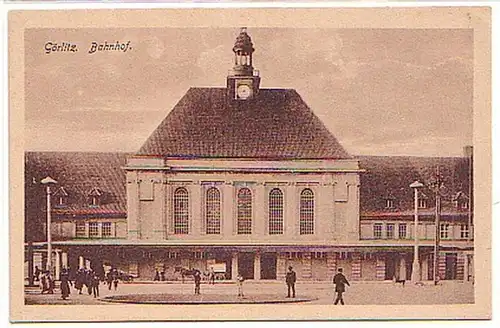 15007 Ak Görlitz Bahnhof um 1930
