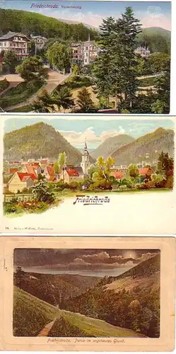 14992/3 Ak Friedrichroda en Thuringe vers 1920