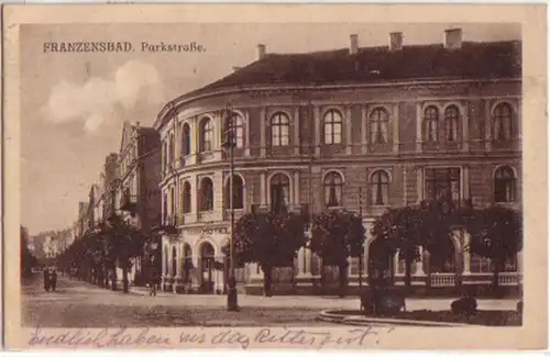 14979 Ak Franzensbad Parkstrasse 1925