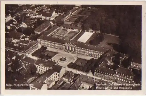 14968 Ak Fliegeraufnahme Wagnerstadt Bayreuth 1941
