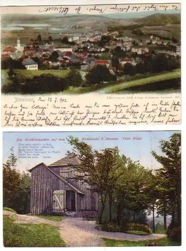 14927/2 Ak Ilmenau en Thuringe vers 1902