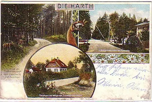 14925 Mehrbild Ak Die Harth Zwenkau 1910