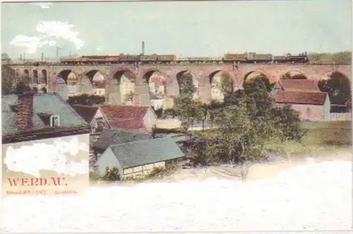 14911 Ak Werdau Pont ferroviaire 1900