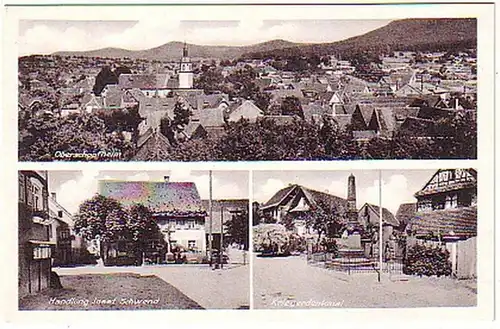 14910 Mehrbild Ak Oberschopfheim Handlung um 1950