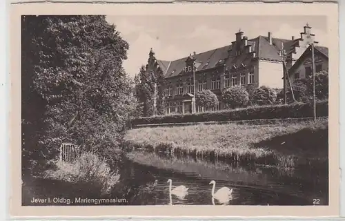 14908 Ak Jever in Oldenburg Mariengymnasium um 1930