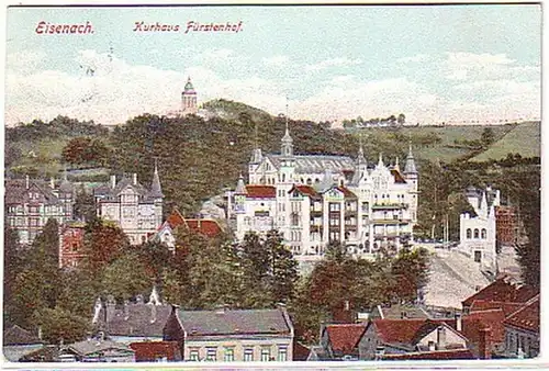 14884 Ak Eisenach Kurhaus Fürstenhof 1908