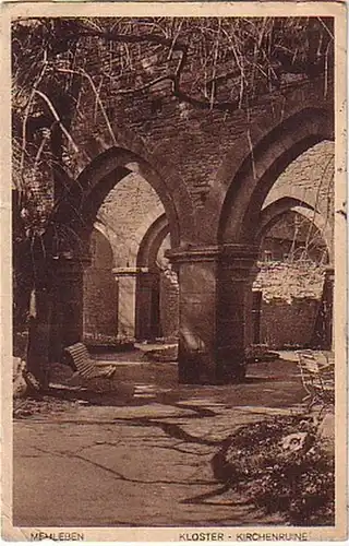 14883 Ak Memleben Monastère Ruine d'église 1941