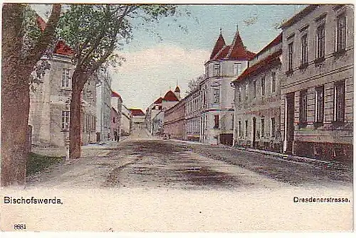14869 Ak Bischofswerda Dresdnerstrasse 1904