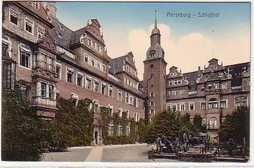 14837 Ak Merseburg Schlosshof 1915