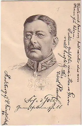 14838 Ak Generalfeldmaréchal de la Goltz 1916