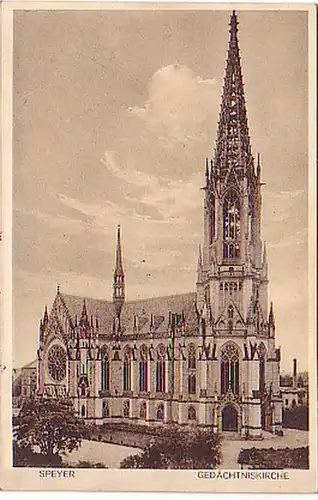 14836 Ak Speyer Eglise commémorative 1933