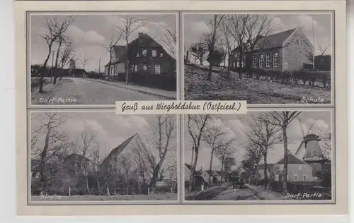 14819 Mehrbild Ak Gruß aus Wiegboldsbur (Ostfriesland) um 1940