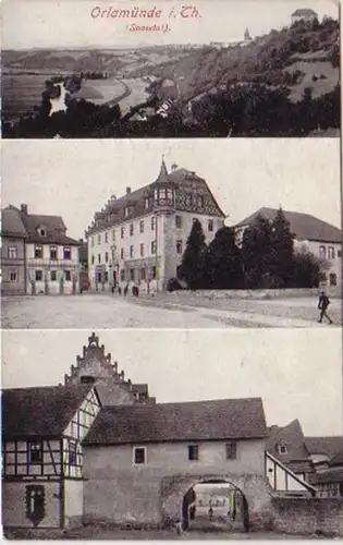 14809 Multi-image Ak Orlamünde en Thuringe 1919