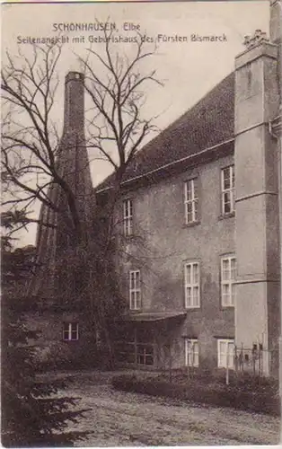 14800 Ak Schönhausen Elbe Geburtshaus von Bismarck 1909